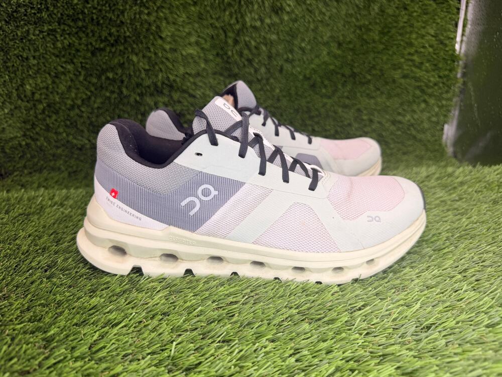 On Running Cloudrunner 46.99019 Athletic Sneaker Womens 9.5 Gray Mesh Sports Gym